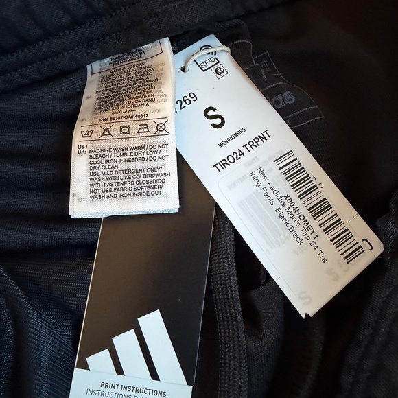 Adidas Men’s Tito Training Pants- Small - Picture 5 of 7